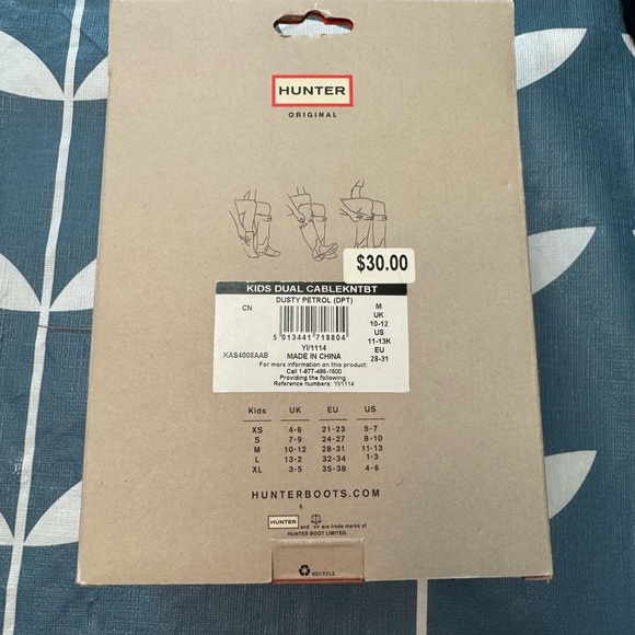 Toddler Navy blue rainboots with original boot socks. - Picture 8 of 8